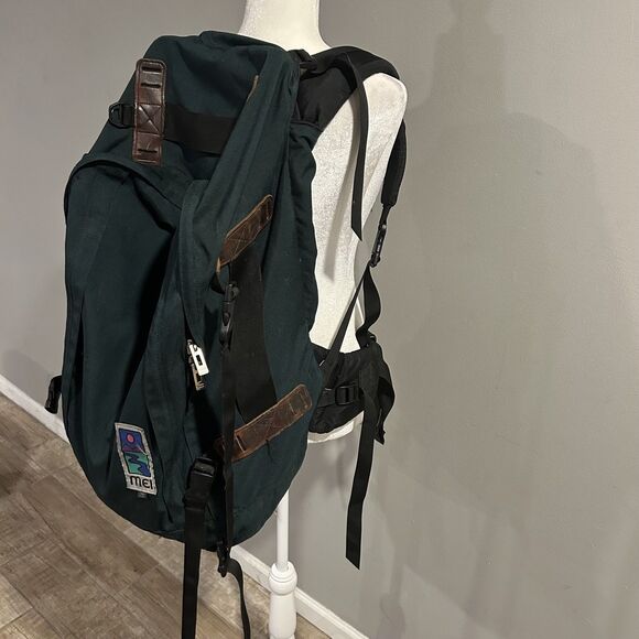 1990s MEI USA Hiking Backpack Large Duffel Travel Bag Internal Frame Mountain Eq - Picture 7 of 8